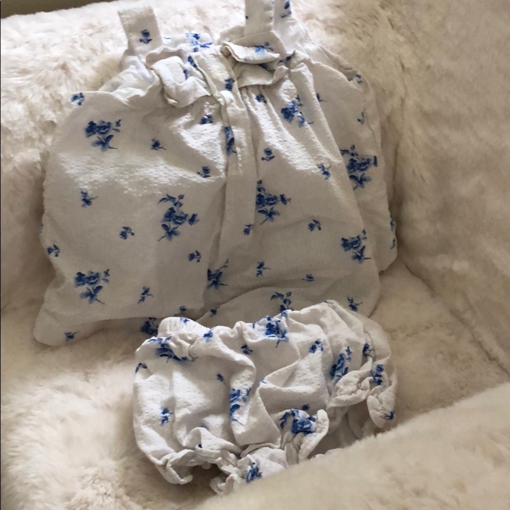 Janie and Jack top and matching bloomers